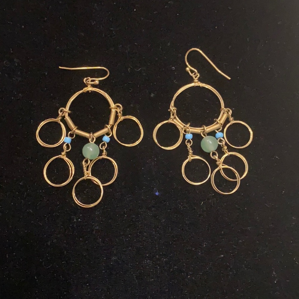Statement Dangle Earrings - image 1